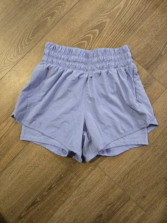 Avia Pants - Avia Light Lavender Athletic Shorts with Smocked Waistband